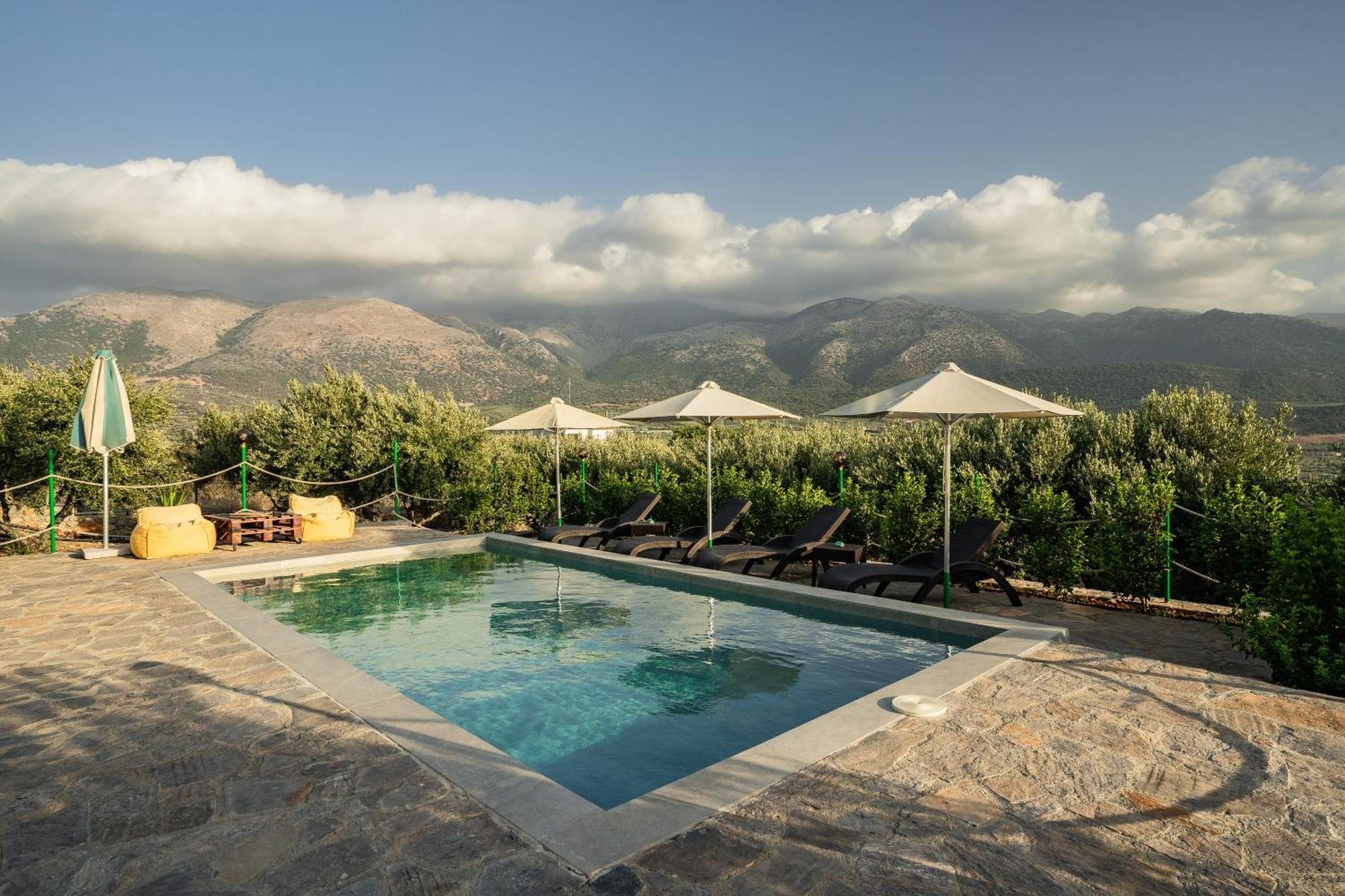 Villa Aktis With Freshwater Pool And Sea View Sissi  Exterior photo