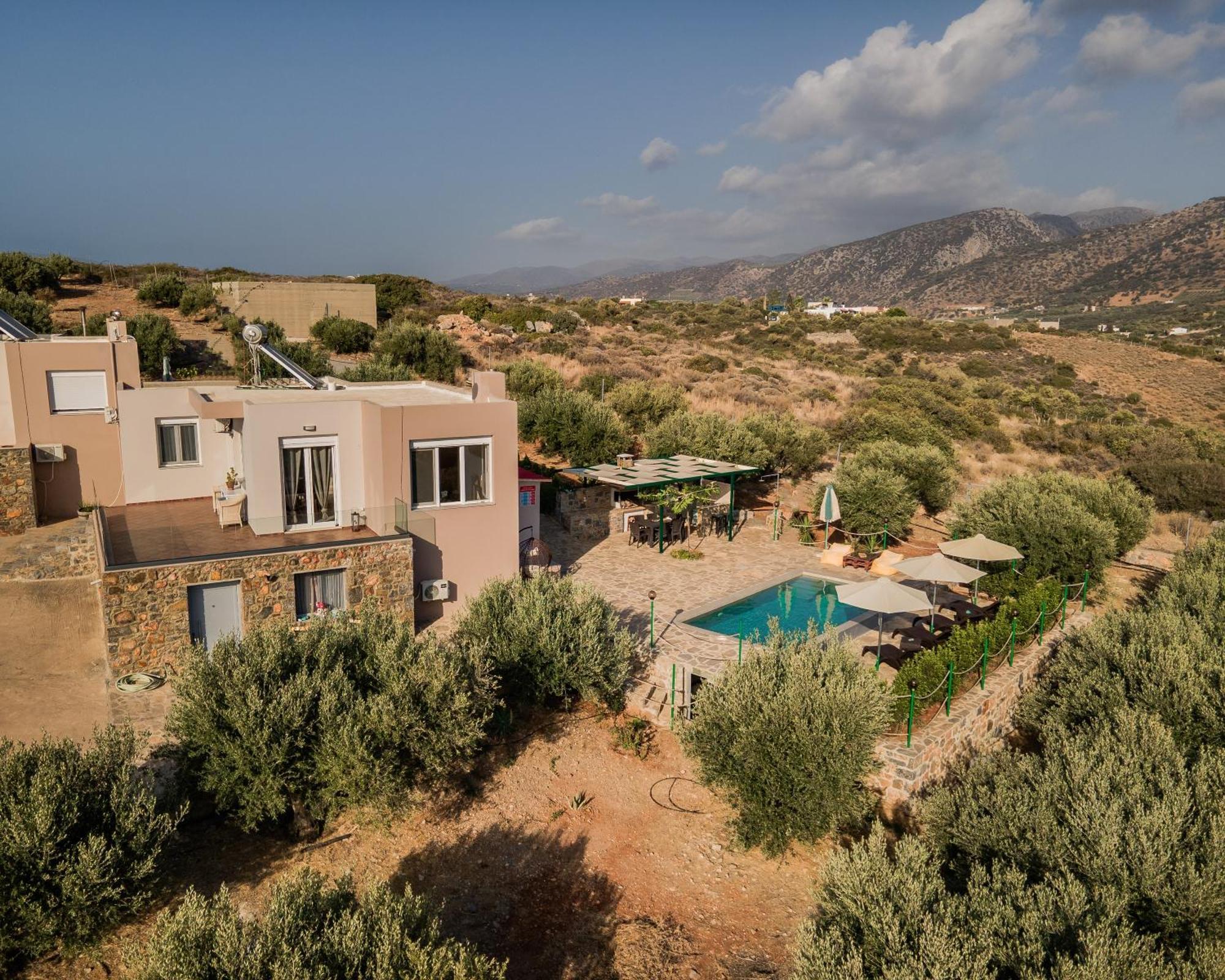 Villa Aktis With Freshwater Pool And Sea View Sissi  Exterior photo