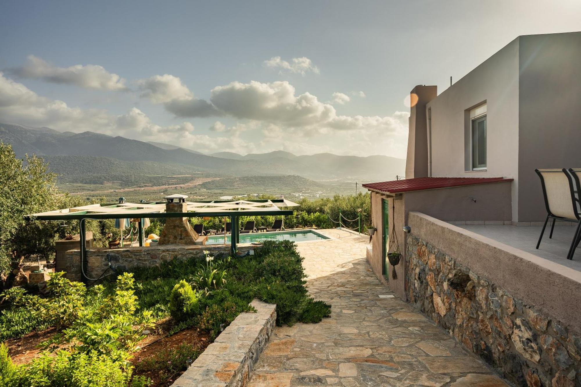 Villa Aktis With Freshwater Pool And Sea View Sissi  Exterior photo