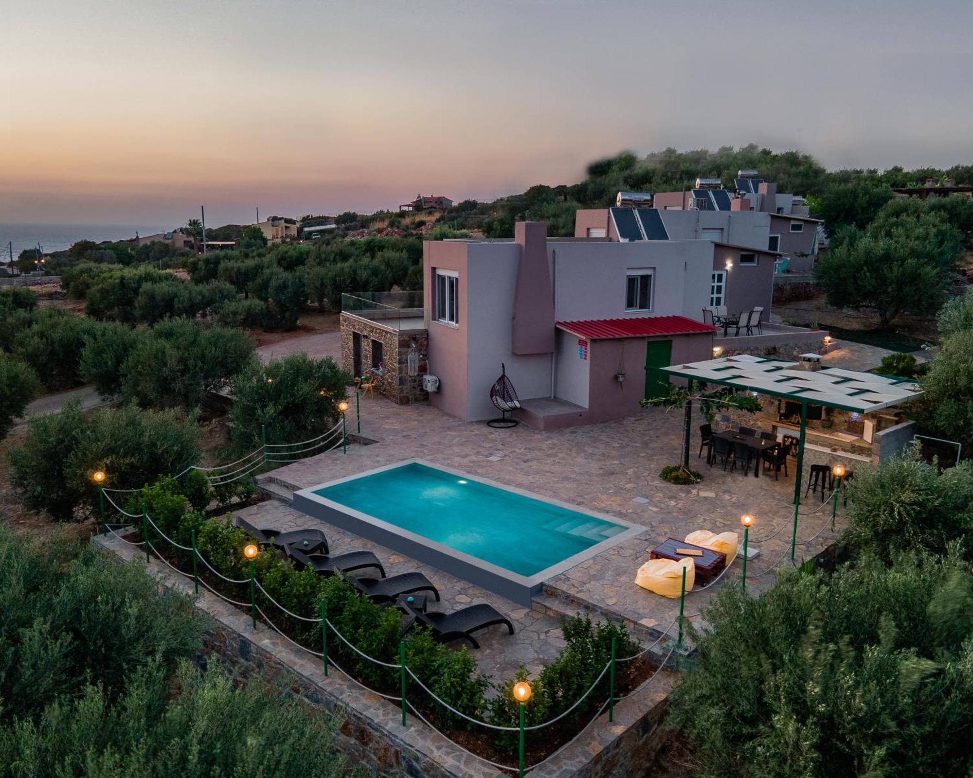 Villa Aktis With Freshwater Pool And Sea View Sissi  Exterior photo